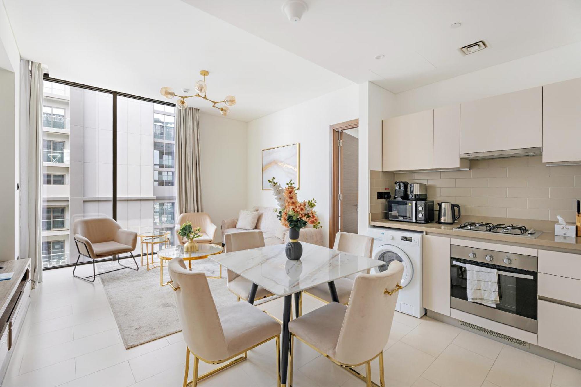 Beautiful 2 Bedroom Next To Business Bay - Sobha Creek Vista Dubái Exterior foto